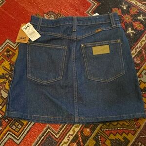Wrangler for Vans Denim Jean Mini Skirt - Small